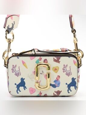 MARC JACOBS The Snapshot Sugar Bag with Guitar Strap